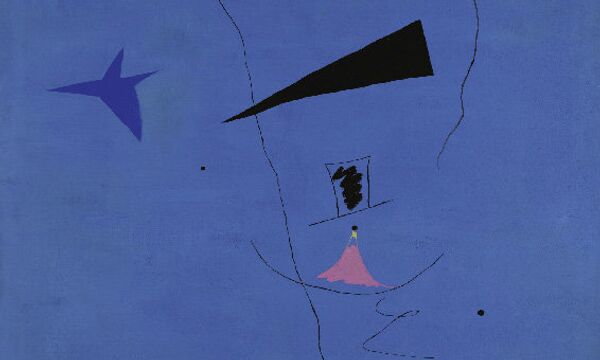 Картина (Голубая звезда) абстракциониста Хоана Миро