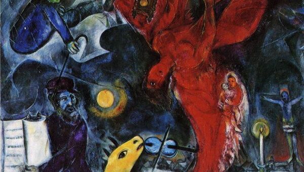 Русский авангард. Падающий ангел. 1923 - 1947. Марк Шагал. Архивное фото