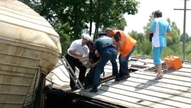 Пострадавшего извлекли из-под завалов после ЧП на железной дороге в ЕАО