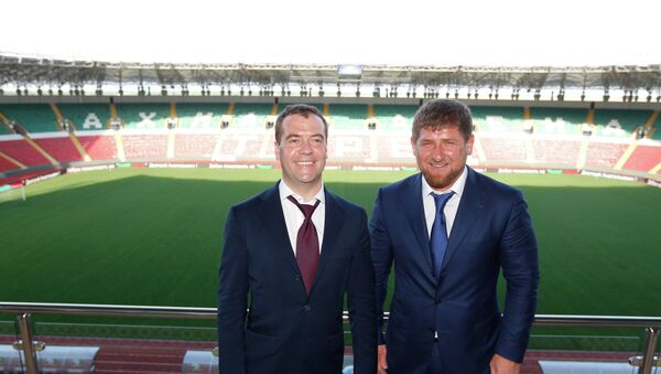 Дмитрий Медведев и Рамзан Кадыров