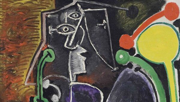 Картина Сидящая женщина Пабло Пикассо