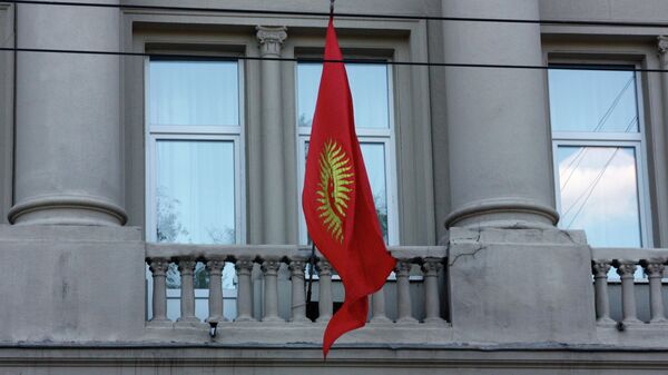 Флаг Киргизии. Архивное фото