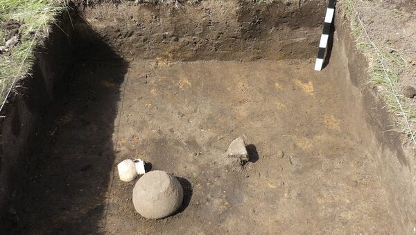 Археологи нашли на Куликовом поле золотоордынский котел, сохранившийся с 14 века