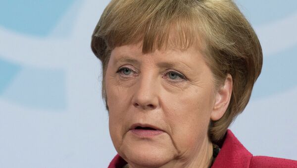 Федеральный канцлер Федеративной Республики Германия Ангела Меркель. Архив