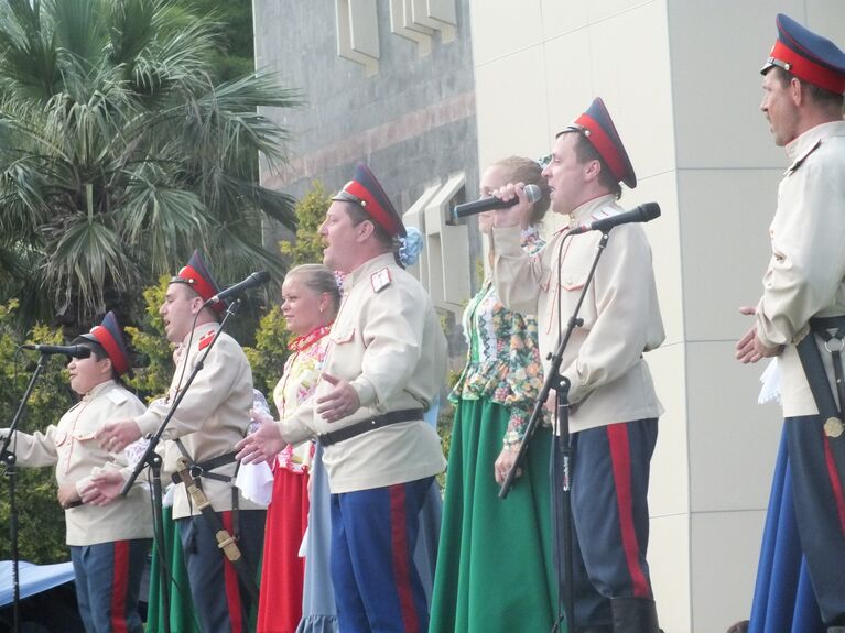 На сцене выступили артисты без возрастных ограничений, от  л