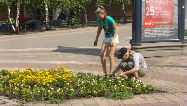 Новые клумбы в Белгороде