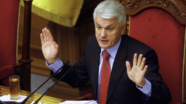 Спикер украинского парламента Владимир Литвин. Архивное фото