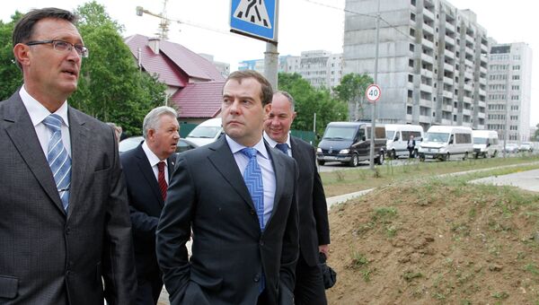 Рабочая поездка Д.Медведева в ДФО. Архив