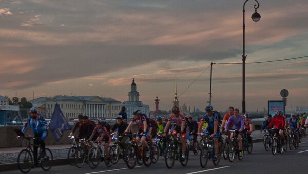 Ежегодный велопроберг в Петербурге