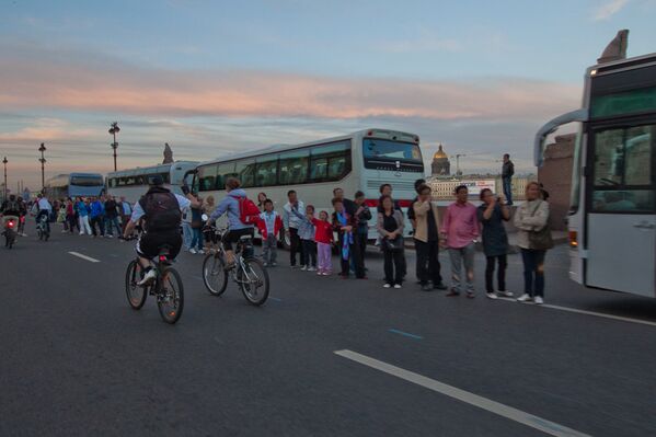 В эти выходные в Петербурге прошёл ежегодный городской велоп