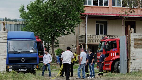 Ликвидация последствий утечки хлора в населенном пункте Лило в пригороде Тбилиси