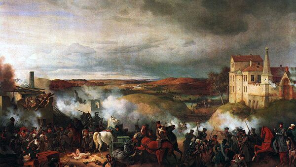 Сражение под Мало-Ярославцем 12 октября 1812 года. 1851