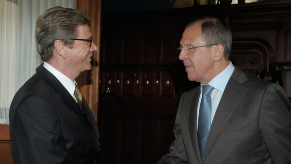 Встреча глав МИД России и Германии С.Лаврова с Г. Вестервелле