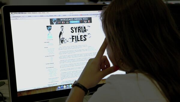 Пользователь читает Сайт политических разоблачений WikiLeaks. Архивное фото