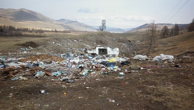 Свалка в Горном Алтае. Архив