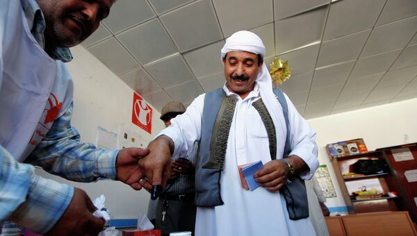 Голосование на парламентских выборах в Ливии