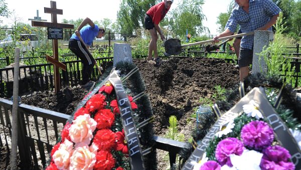 Похороны погибших от наводнения в Краснодарском крае