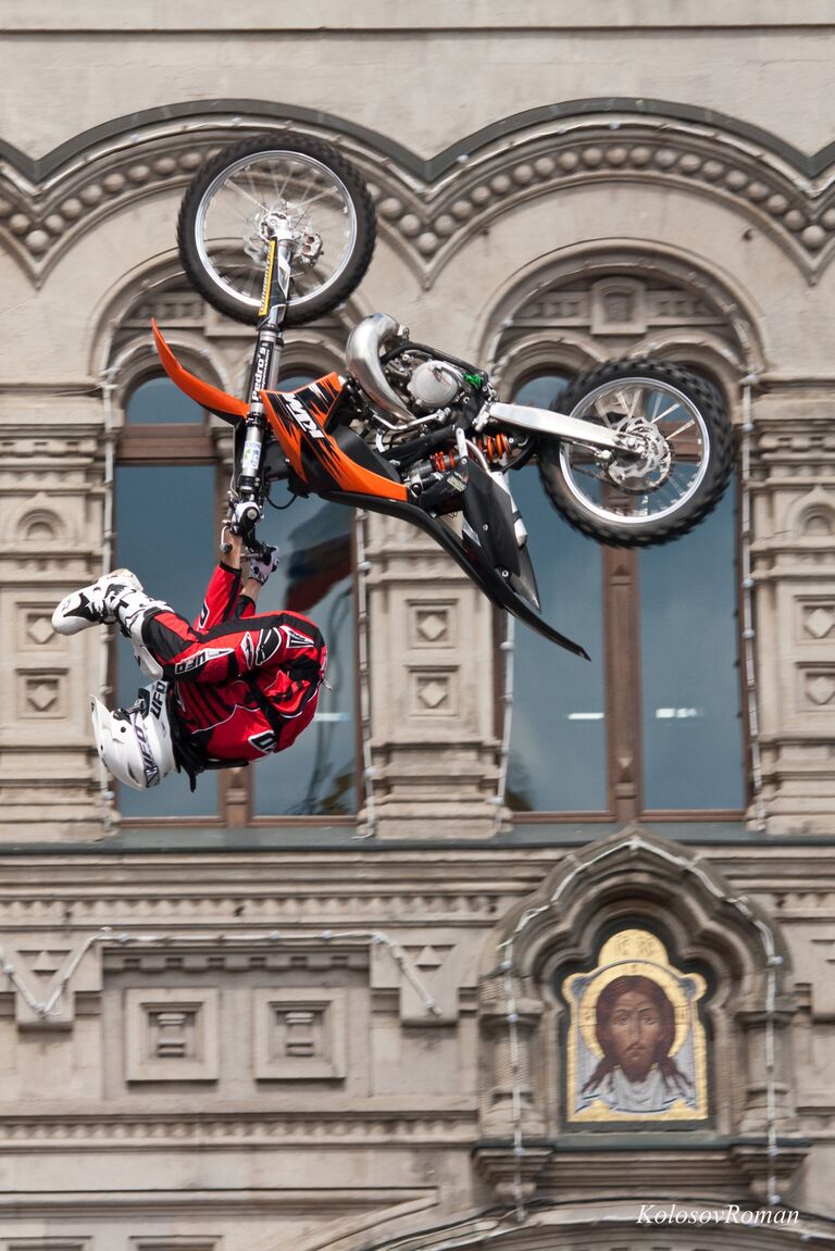 Спорт мотофристайл FMX Москва