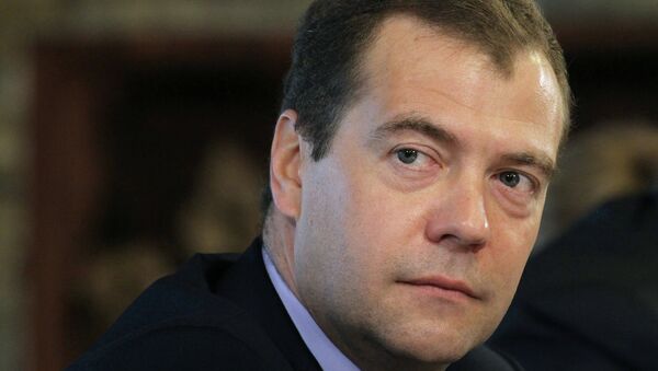 Премьер-министр России Дмитрий Медведев. Архив