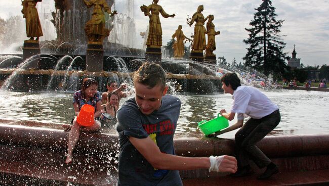 Жара в Москве