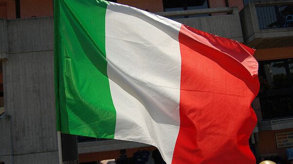 Флаг Италии. Архив