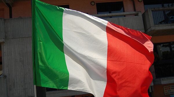 Флаг Италии. Архивное фото