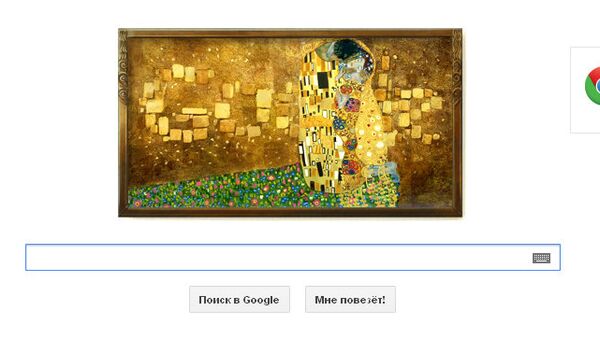 Праздничный логотип Google в честь 150-летия художника Густава Климта