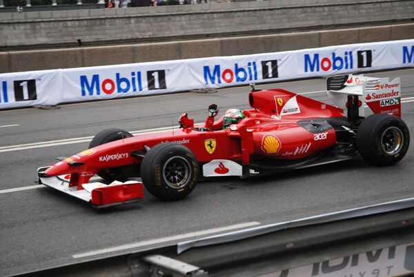 Джанкарло Физикелла пилот Формулы 1 Scuderia Ferrari.