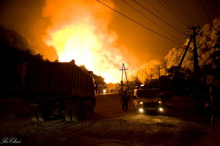 Взрыв газопровода в Сочи