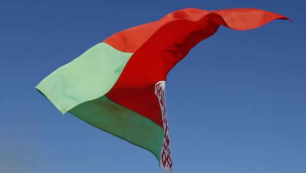 Белоруссия, флаг. Архивное фото