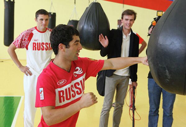 Встреча со сборной командой России по боксу