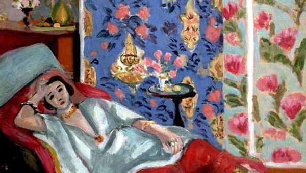 Картина Анри Матисса Одалиска в красных шароварах