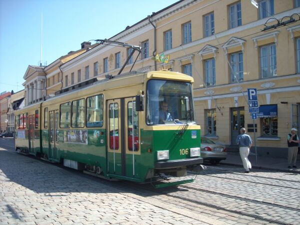 Трамвайный транспорт в Хельсинки