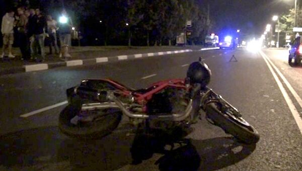 Молодой мотоциклист пострадал от столкновения с иномаркой на юге Москвы