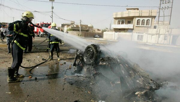 Заминированный автомобиль взорвался в городе Киркук на севере Ирака