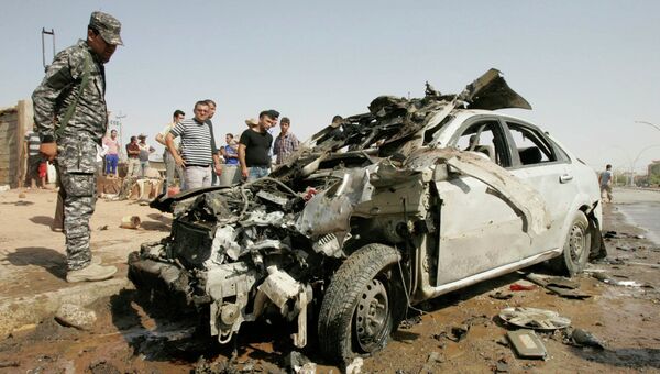 Заминированный автомобиль взорвался в городе Киркук на севере Ирака