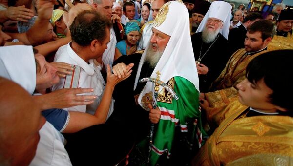 Визит патриарха Кирилла в Крымск
