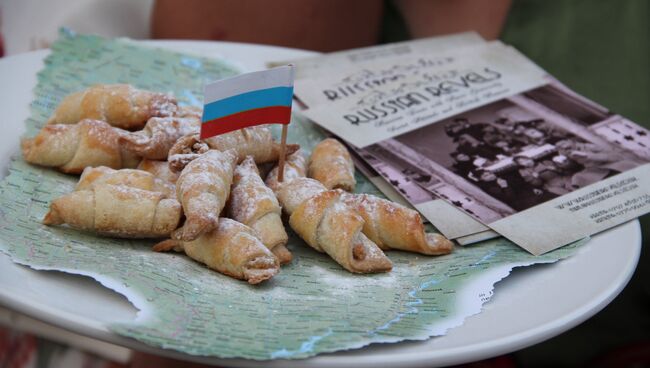 Русская кухня на фестивале. Архивное фото