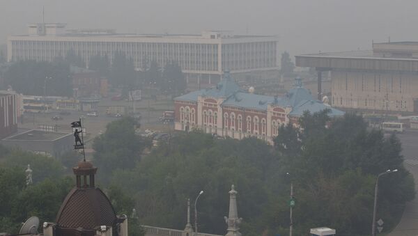 В Томске усилился смог от лесных пожаров