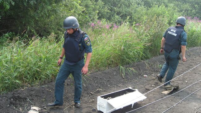 Место возгорания военного эшелона в Новосибирской области