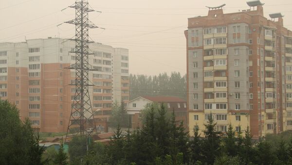 Жители Томска страдают от смога, окутавшего город