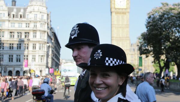 Лондонские полицейские, архивное фото