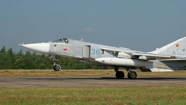 Боевой самолет Су-24