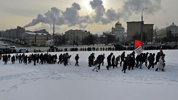 Митинг оппозиции в Москве. Архив