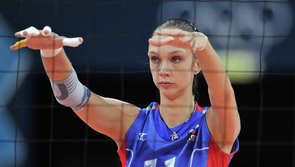 Игрок сборной России Екатерина Гамова