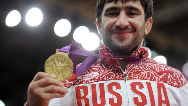 Чемпион ОИ по дзюдо в весовой категории до 73 кг, россиянин Мансур Исаев