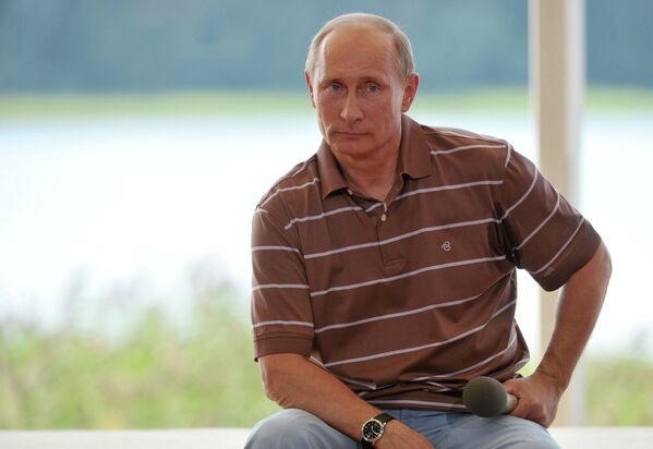 В.Путин на молодежном форуме Селигер-2012