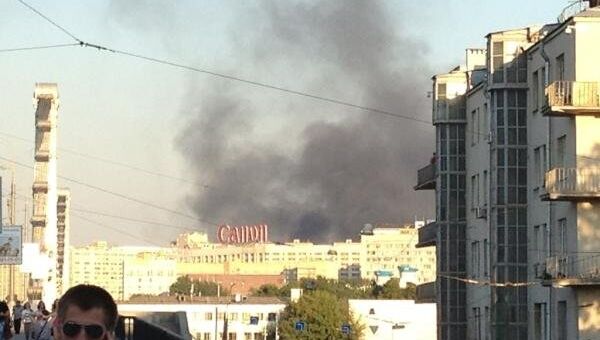 Пожар Москва электроподстанция