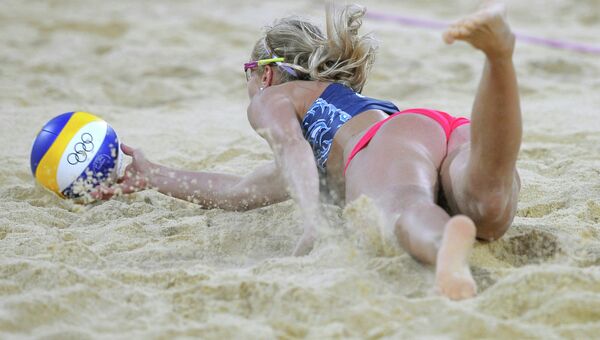 ОИ - 2012. Пляжный волейбол. Женщины. Матч Россия-Канада