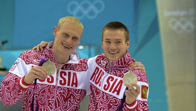 ОИ - 2012. Синхронные прыжки в воду. Мужчины. Трамплин. 3 метра